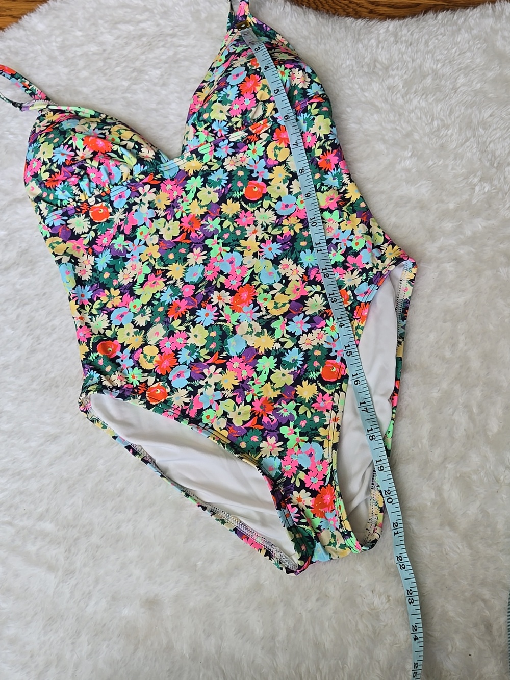 GAP Floral One Piece Swimsuit, Womens Size Extra Small - Picture 7 of 11